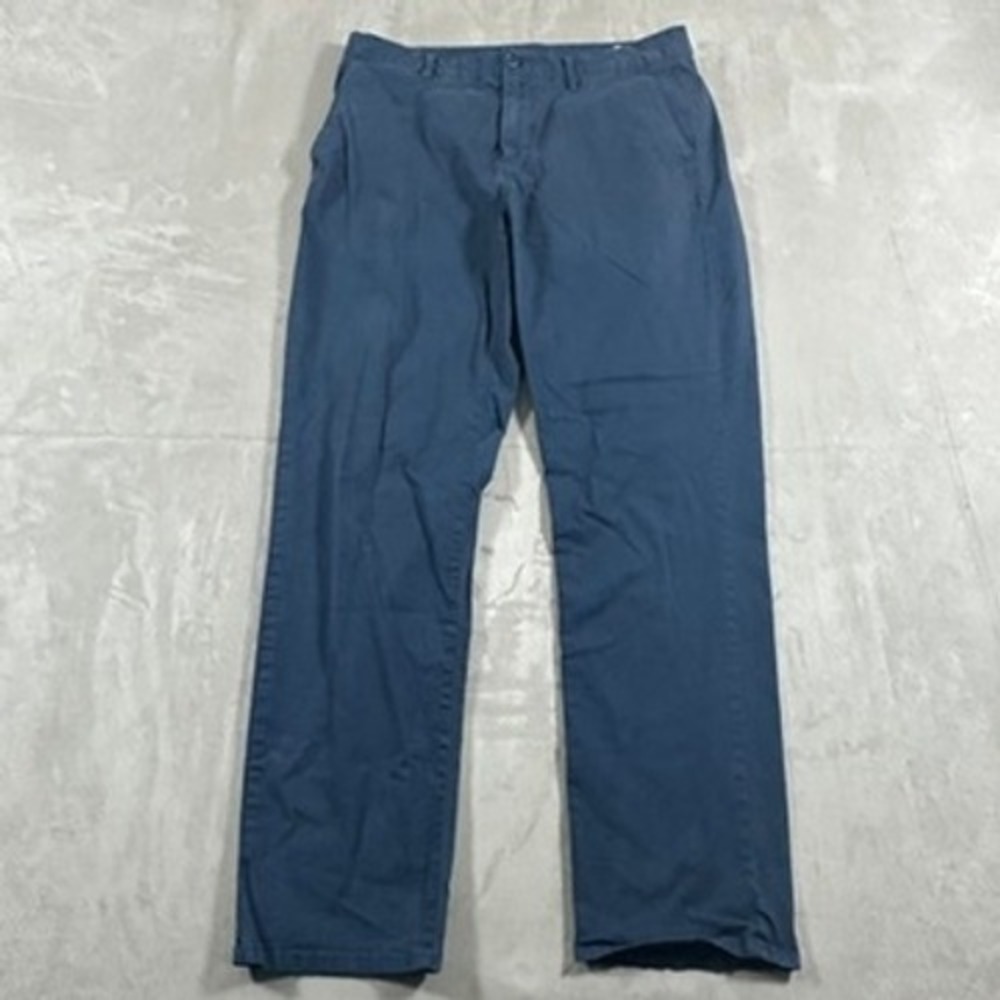 Bonobos Slim Fit Chinos Mens Organic Cotton 32/30 Navy Blue Preppy Casual
